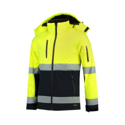 Malfini - Softshell kurtka unisex - Bi-color EN ISO 20471 Softshell T52