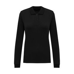KA2028 LADIES’ ORGANIC 180 PIQUÉ POLO SHIRT LONG SLEEVES