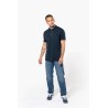 KA223 MEN'S SHORT SLEEVE POLO SHIRT WITH MANDARIN COLLAR