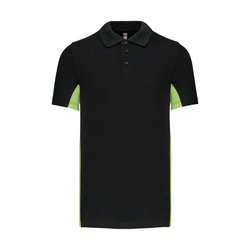 KA232 FLAG - SHORT-SLEEVED TWO-TONE POLO SHIRT
