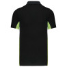 KA232 FLAG - SHORT-SLEEVED TWO-TONE POLO SHIRT