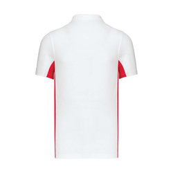 KA232 FLAG - SHORT-SLEEVED TWO-TONE POLO SHIRT