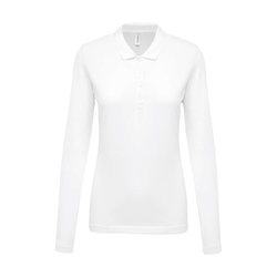 KA257 LADIES’ LONG-SLEEVED PIQUÉ POLO SHIRT