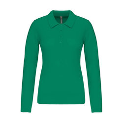 KA257 LADIES’ LONG-SLEEVED PIQUÉ POLO SHIRT
