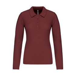 KA257 LADIES’ LONG-SLEEVED PIQUÉ POLO SHIRT