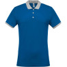 KA258 MEN'S TWO-TONE PIQUÉ POLO SHIRT