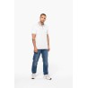 KA258 MEN'S TWO-TONE PIQUÉ POLO SHIRT