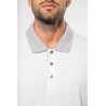 KA258 MEN'S TWO-TONE PIQUÉ POLO SHIRT