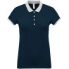 KA259 LADIES’ TWO-TONE PIQUÉ POLO SHIRT