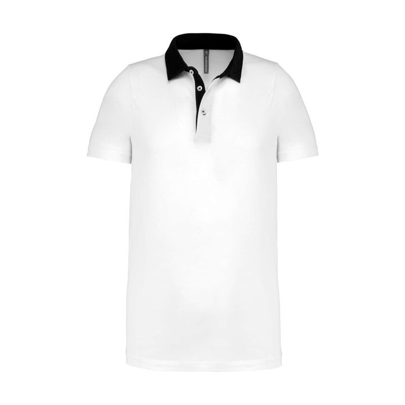 KA260 MEN'S TWO-TONE JERSEY POLO SHIRT