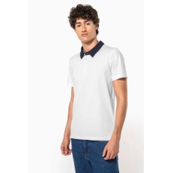 KA260 MEN'S TWO-TONE JERSEY POLO SHIRT