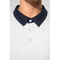 KA260 MEN'S TWO-TONE JERSEY POLO SHIRT