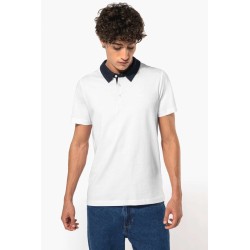 KA260 MEN'S TWO-TONE JERSEY POLO SHIRT