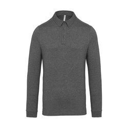 KA264 MEN'S LONG SLEEVED JERSEY POLO SHIRT