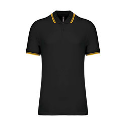 KA272 MEN'S SHORT-SLEEVED POLOSHIRT WITH CONTRASTING PIPING