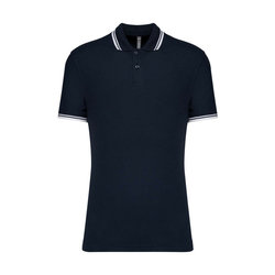 KA272 MEN'S SHORT-SLEEVED POLOSHIRT WITH CONTRASTING PIPING