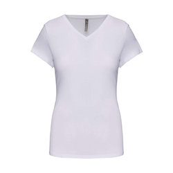 KA3015 LADIES' SHORT-SLEEVED V-NECK T-SHIRT