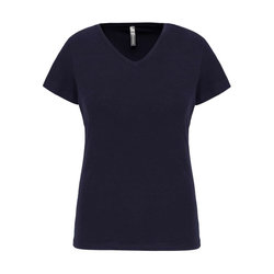KA3015 LADIES' SHORT-SLEEVED V-NECK T-SHIRT