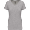 KA3015 LADIES' SHORT-SLEEVED V-NECK T-SHIRT
