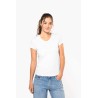 KA3015 LADIES' SHORT-SLEEVED V-NECK T-SHIRT