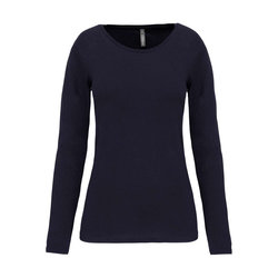 KA3017 LADIES LONG-SLEEVED CREW NECK T-SHIRT