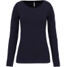 KA3017 LADIES LONG-SLEEVED CREW NECK T-SHIRT