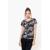 KA3031 LADIES' SHORT-SLEEVED CAMO T-SHIRT