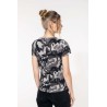 KA3031 LADIES' SHORT-SLEEVED CAMO T-SHIRT