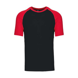 KA330 BASEBALL - SHORT-SLEEVED TWO-TONE T-SHIRT