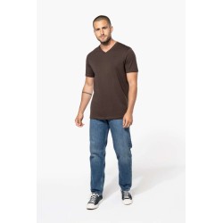 KA357 MEN'S SHORT-SLEEVED V-NECK T-SHIRT