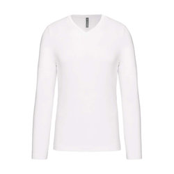 KA358 MEN'S LONG-SLEEVED V-NECK T-SHIRT