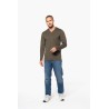 KA358 MEN'S LONG-SLEEVED V-NECK T-SHIRT
