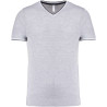 KA374 MEN'S PIQUÉ KNIT V-NECK T-SHIRT