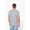 KA378 STRIPED SHORT SLEEVE SAILOR T-SHIRT WITH POCKET