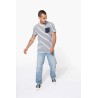 KA378 STRIPED SHORT SLEEVE SAILOR T-SHIRT WITH POCKET