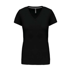 KA381 LADIES' SHORT-SLEEVED V-NECK T-SHIRT