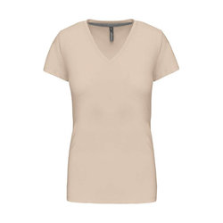 KA381 LADIES' SHORT-SLEEVED V-NECK T-SHIRT