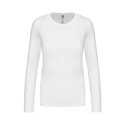 KA383 LADIES' LONG-SLEEVED CREW NECK T-SHIRT