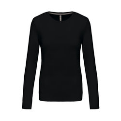 KA383 LADIES' LONG-SLEEVED CREW NECK T-SHIRT