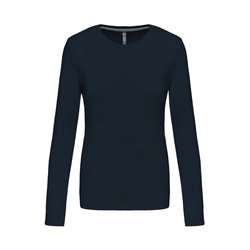 KA383 LADIES' LONG-SLEEVED CREW NECK T-SHIRT