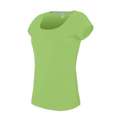 KA384 LADIES’ BOAT NECK SHORT-SLEEVED T-SHIRT
