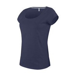 KA384 LADIES’ BOAT NECK SHORT-SLEEVED T-SHIRT