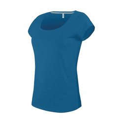KA384 LADIES’ BOAT NECK SHORT-SLEEVED T-SHIRT