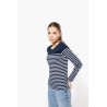 KA386 LADIES’ LONG-SLEEVED BRETON STRIPE TOP