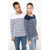 KA386 LADIES’ LONG-SLEEVED BRETON STRIPE TOP