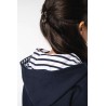 KA4014 UNISEX KIDS CONTRAST PATTERNED HOODED SWEATSHIRT