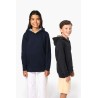 KA4014 UNISEX KIDS CONTRAST PATTERNED HOODED SWEATSHIRT