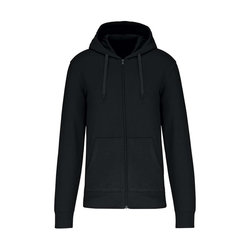 KA4030 MEN'S ECO-FRIENDLY HOODED SWEATSHIRT WITH ZIP FASTENING