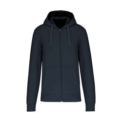 KA4030 MEN'S ECO-FRIENDLY HOODED SWEATSHIRT WITH ZIP FASTENING