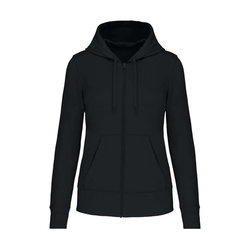KA4031 LADIES' ECO-FRIENDLY ZIPPED HOODED SWEATSHIRT
